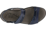 SAS Nudu in Navy Leather - Top View