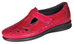 SAS Roamer in Lipstick Patent Leather - Left 3/4 View