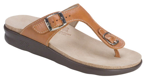 SAS Sanibel in Caramel Leather - Right 3/4 View