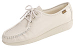 SAS Siesta in Bone Leather - Left 3/4 View