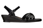 SAS Strippy in Black Patent Leather - Side View
