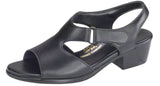 SAS Suntimer in Black Leather - Left 3/4 View