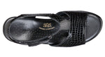 SAS Suntimer in Black Croc Leather - Top View