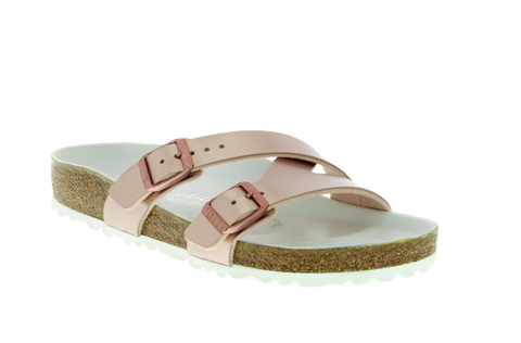 Birkenstock Yao in Metallic Copper Birko-flor