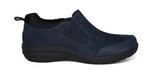 Aetrex Tyra in Navy - Outside View