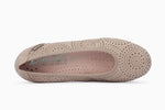 Mephisto Elsie Perf in Light Taupe Bucksoft