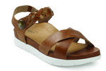 Aetrex Piper in Cognac - Right 3/4 View