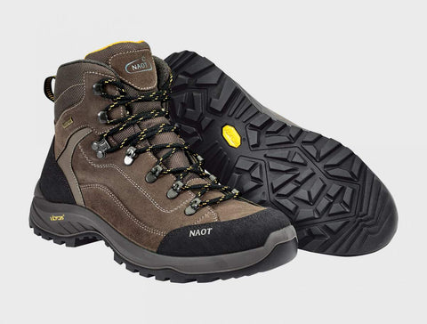 Naot Hiker Boot in Black / Tan / Gray