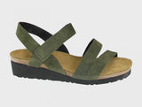 Naot Kayla in Oily Olive Suede