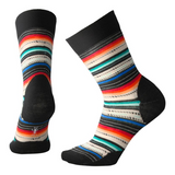 Smartwool Women's Margarita Socks in Black / Multi Stripe