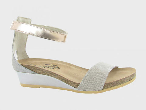 Naot Pixie in Beige Lizard Leather