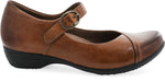 Dansko Fawna in Chestnut Burnished Calf - Side View