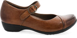 Dansko Fawna in Chestnut Burnished Calf - Side View