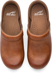 Dansko Professional in Honey Distressed - Top View