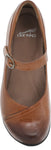 Dansko Fawna in Chestnut Burnished Calf - Top View