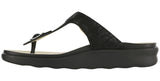 SAS Sanibel in Nero Snake Leather - Side View